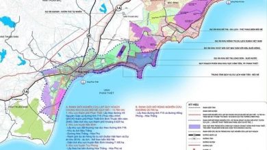 Bản đồ quy hoạch khu du lịch quốc gia Mũi Né về ranh giới và phạm vi quy hoạch chung xây dựng