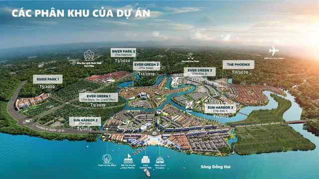 Giới thiệu về các sản phẩm và các phân khu của dự án Aqua City