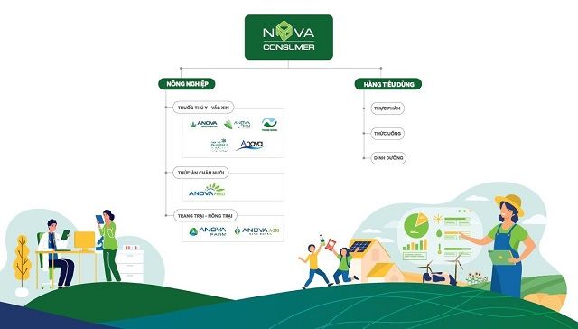 Nova Consumer Group hoạt động trong 2 lĩnh vực chính là nông nghiệp và hàng tiêu dùng